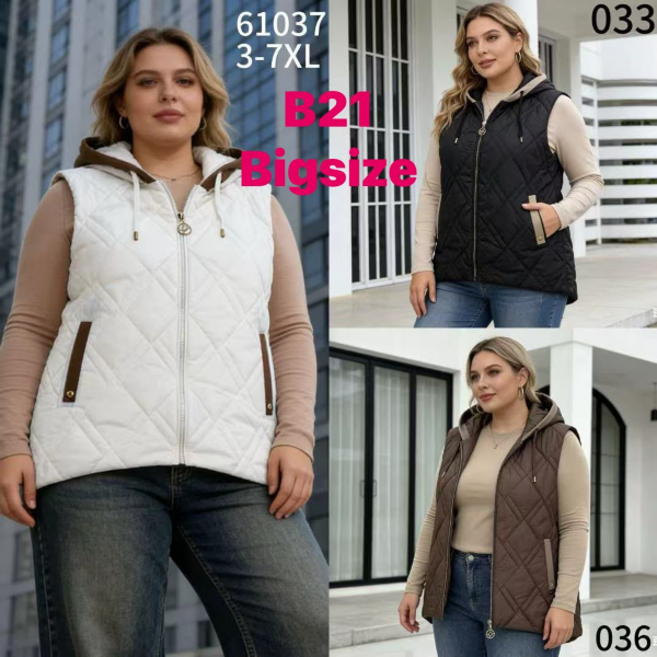 Kamizelki damskie Roz 3XL-7XL, 1 Kolor .Paczka 5 szt
